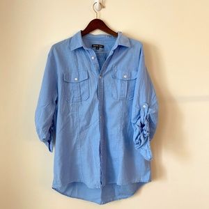 Michael Kors Blue button down shirt